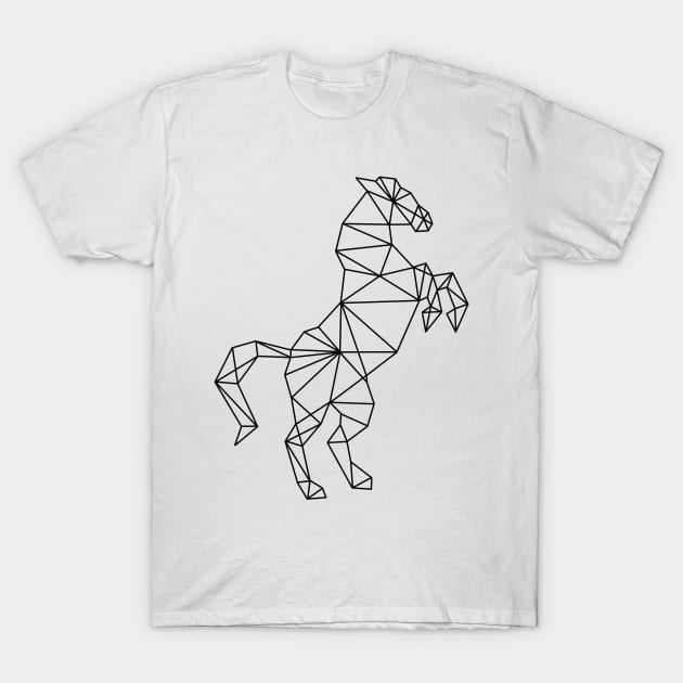 Geometric horse T-Shirt by RosanneCreates